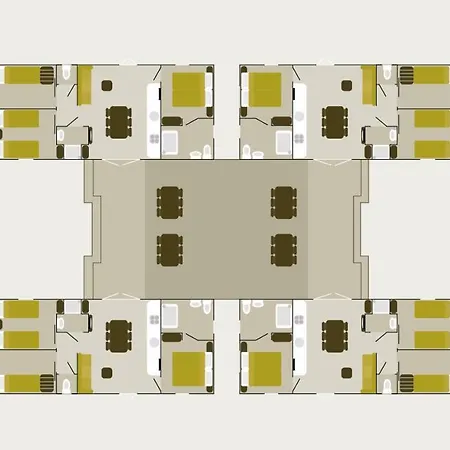 Сasa de vacaciones Groepsvakantie Op De Veluwe - 4 Losse Voor 24 Personen Op De Boshoek Voorthuizen
